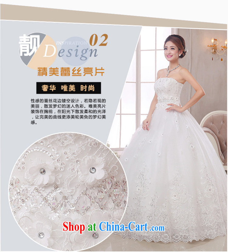 married love wedding dresses 2015 new Korean-style smears chest marriages with Princess tied with the Code graphics thin winter women white XXL pictures, price, brand platters! Elections are good character, the national distribution, so why buy now enjoy more preferential! Health