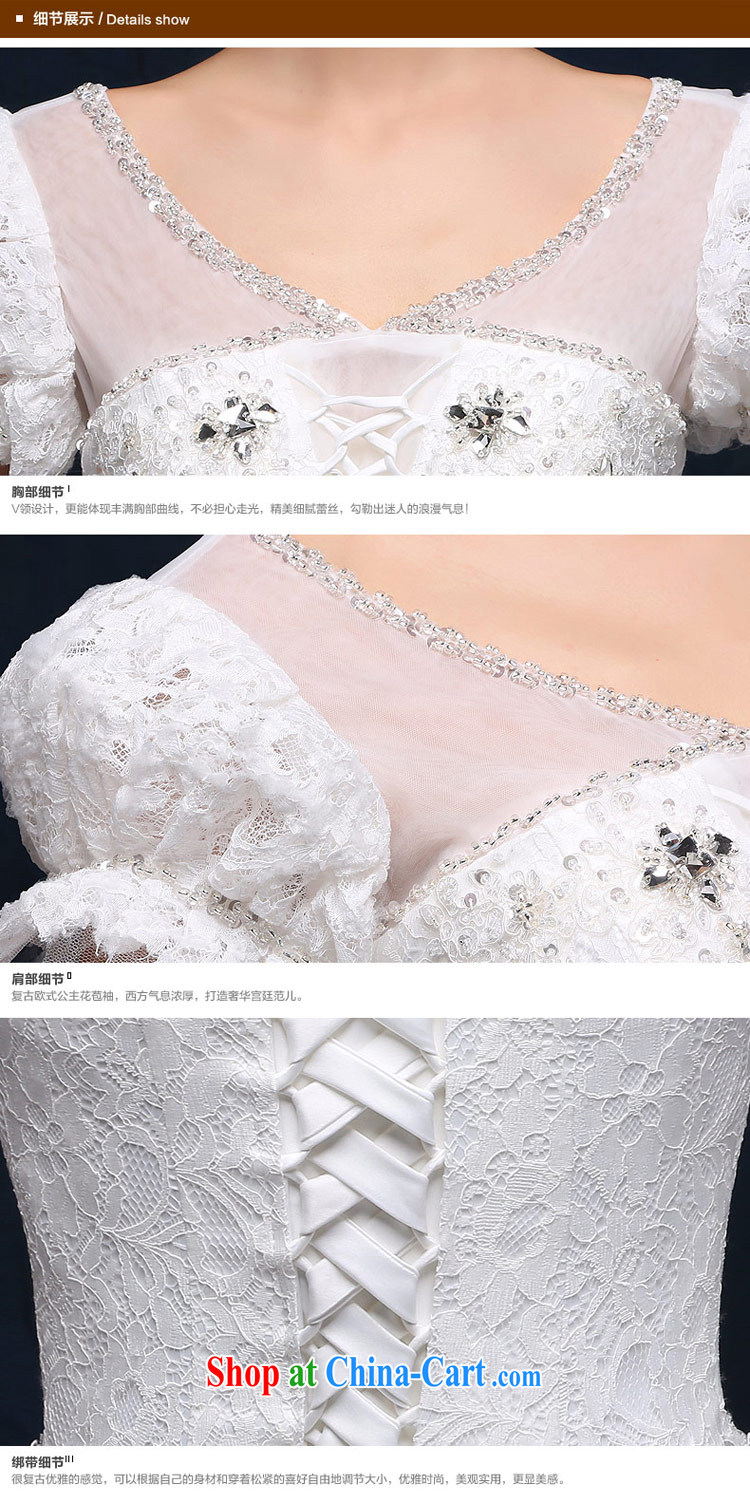 Love Life wedding a Field shoulder Deep V collar Princess brow cuff strap with wood drill white 2015 new wedding dress girls take the 3-Piece XXL pictures, price, brand platters! Elections are good character, the national distribution, so why buy now enjoy more preferential! Health