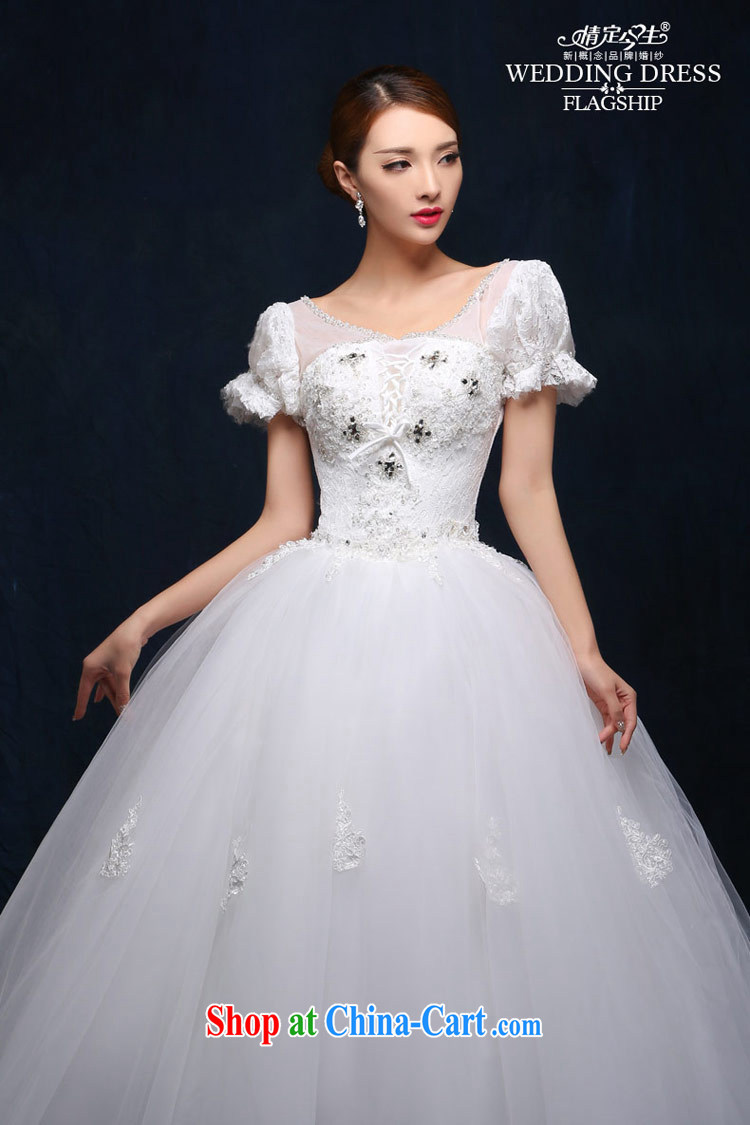 Love Life wedding a Field shoulder Deep V collar Princess brow cuff strap with wood drill white 2015 new wedding dress girls take the 3-Piece XXL pictures, price, brand platters! Elections are good character, the national distribution, so why buy now enjoy more preferential! Health
