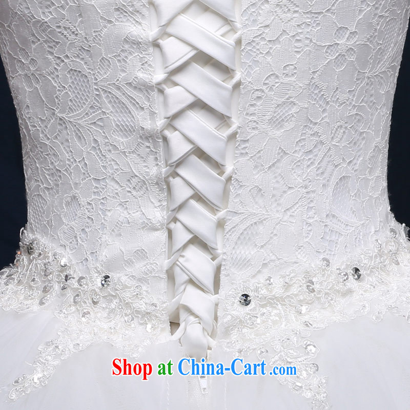 Love Life wedding a shoulder Deep V collar Princess brow cuff strap with wood drill white 2015 new wedding dress girls take the 3-Piece XXL, love life, and shopping on the Internet