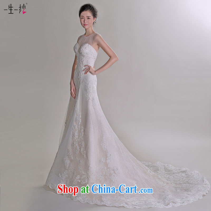 The core love the template, with 2015 new large, Korean-style wedding advanced custom wedding 401501240 white XL code 30 days pre-sale, a yarn, shopping on the Internet