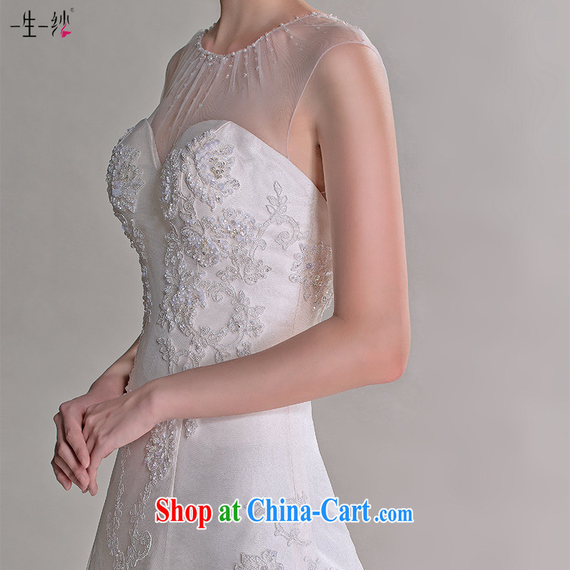 The core love the template, with 2015 new large, Korean-style wedding advanced custom wedding 401501240 white XL code 30 days pre-sale, a yarn, shopping on the Internet
