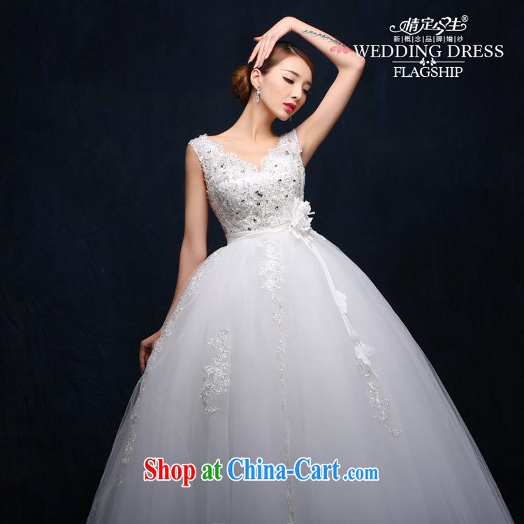 Love Life wedding a shoulder 2015 new lace tie-waist high pregnant women with white-waist-European root yarn Princess skirt stays white XXL pictures, price, brand platters! Elections are good character, the national distribution, so why buy now enjoy more preferential! Health