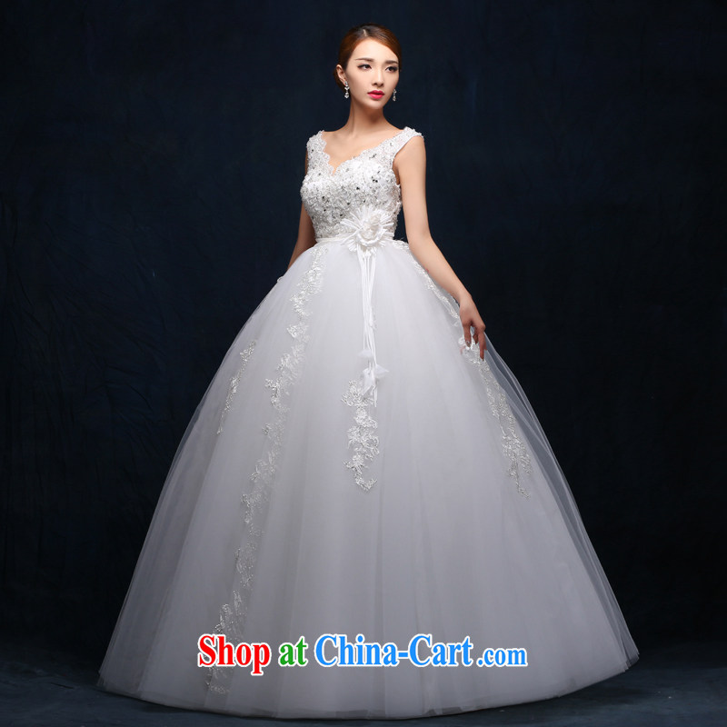 Love Life wedding a shoulder 2015 new lace tie-waist high pregnant women with white-waist-European root yarn Princess skirt stays white XXL, love life, and, on-line shopping
