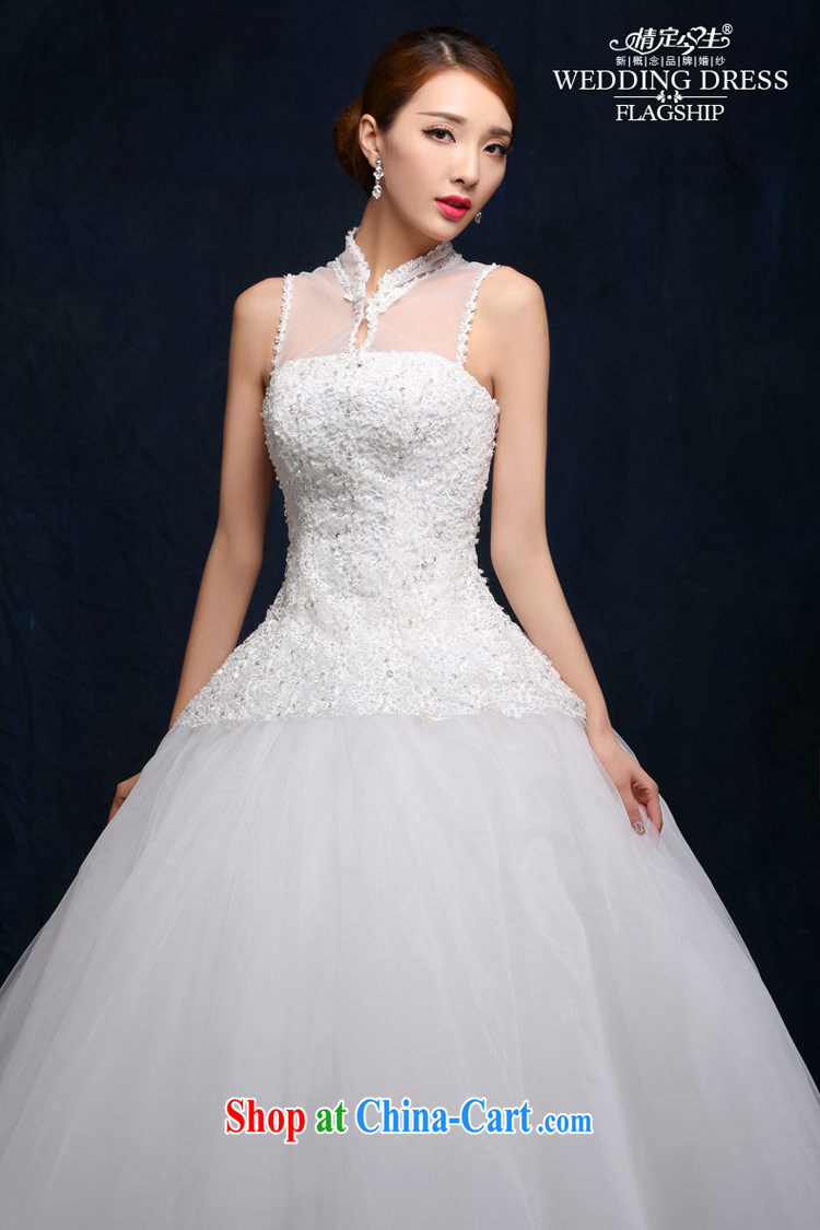 The Code love life wedding 2015 New Field shoulder with a strap beauty graphics thin tailor-waist-wedding dress girls white XL pictures, price, brand platters! Elections are good character, the national distribution, so why buy now enjoy more preferential! Health