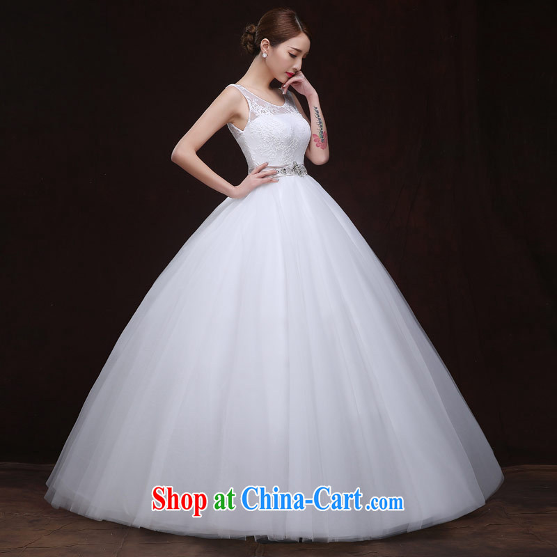 The Code love life 2015 new wedding white one shoulder parquet drilling tied with lace pregnant women with high waist and elegant the waist-wedding dress girls white XXL, love life, and shopping on the Internet