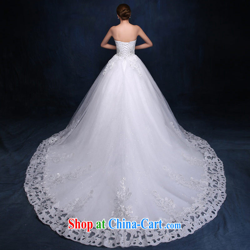 Love Mary Magdalene temporal chest-tail wedding 2015 new parquet drill lace straps Princess colorful gift-waist graphics thin wedding dress girls white XXL, love life, and shopping on the Internet