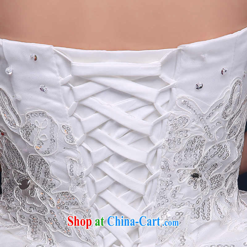 Love Mary Magdalene temporal chest-tail wedding 2015 new parquet drill lace straps Princess colorful gift-waist graphics thin wedding dress girls white XXL, love life, and shopping on the Internet