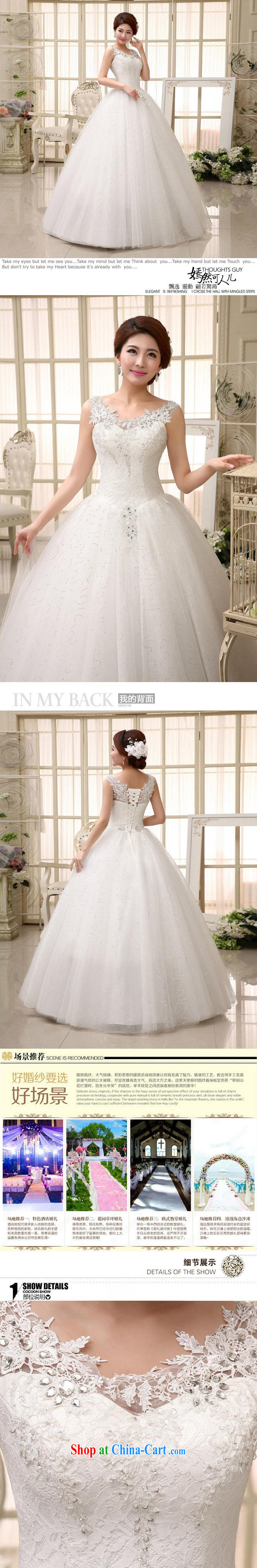 2015 new lace flash drill shoulder strap with skirts Princess bride wedding wedding dresses HS 592 white XL pictures, price, brand platters! Elections are good character, the national distribution, so why buy now enjoy more preferential! Health