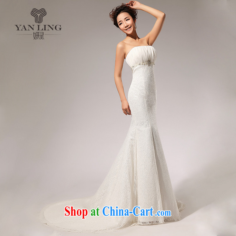 2015 new lace alignment to the waist skirt A wiped his chest wedding dresses skirts HS 70 white M, her spirit, and shopping on the Internet