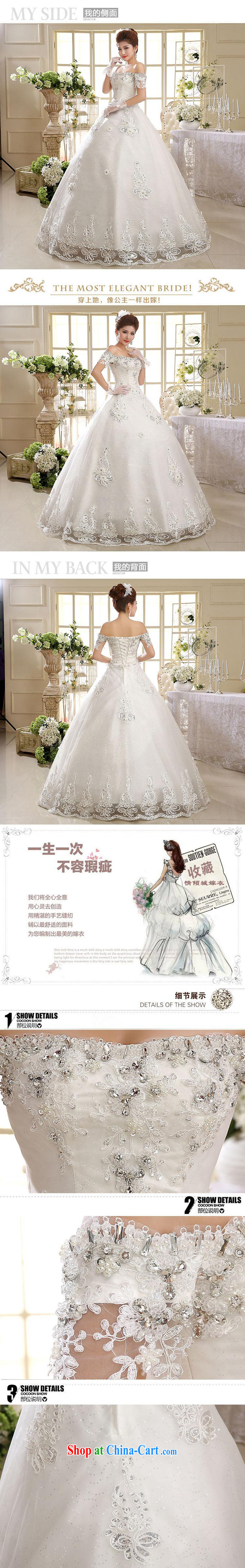 2015 wedding dresses new 2014 Korean wedding a shoulder to align graphics thin Korean-style straps HS 593 white S pictures, price, brand platters! Elections are good character, the national distribution, so why buy now enjoy more preferential! Health