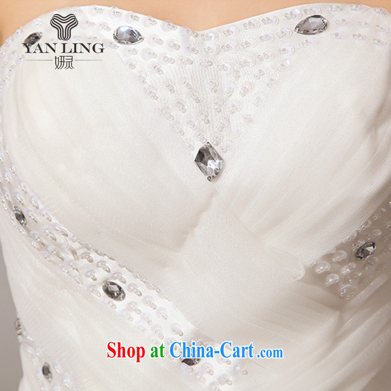 2015 new wedding dresses wedding erase chest Korean wedding dresses sweet HS 239 white XL, her spirit, and, on-line shopping