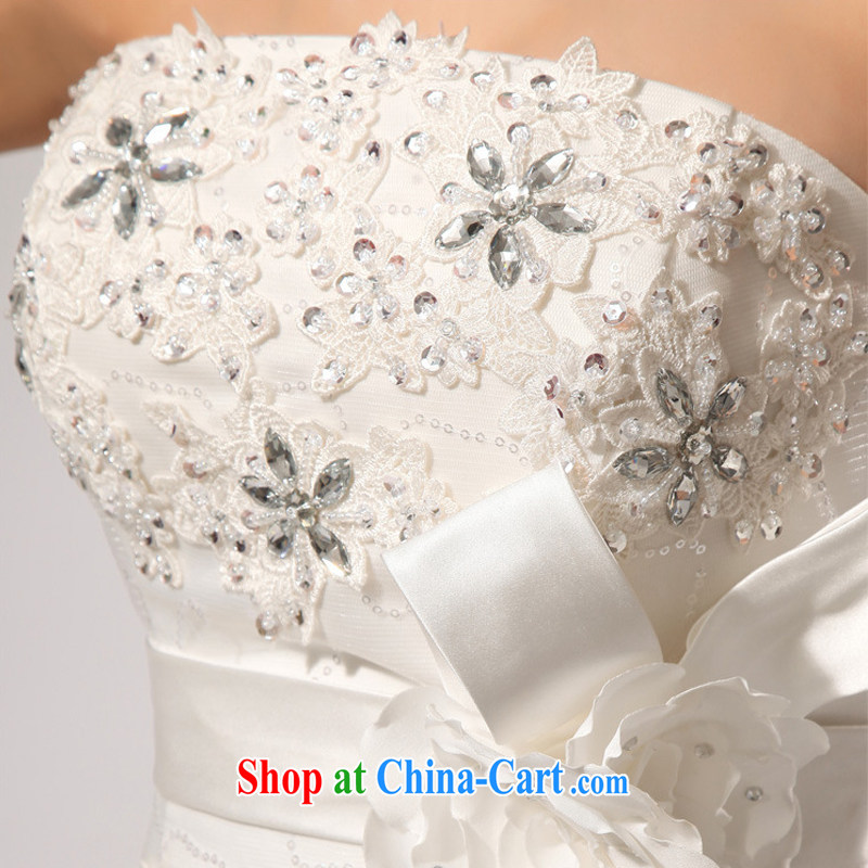 2015 new bare chest skirts wedding band bridal hotel wedding dresses skirts HS 271 white M, her spirit, and, on-line shopping