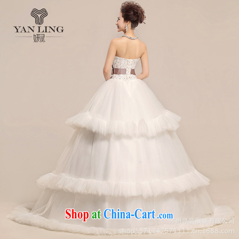 2015 new heart Mary Magdalene flowers chest waist wave skirts wedding dresses white L, her spirit, and shopping on the Internet