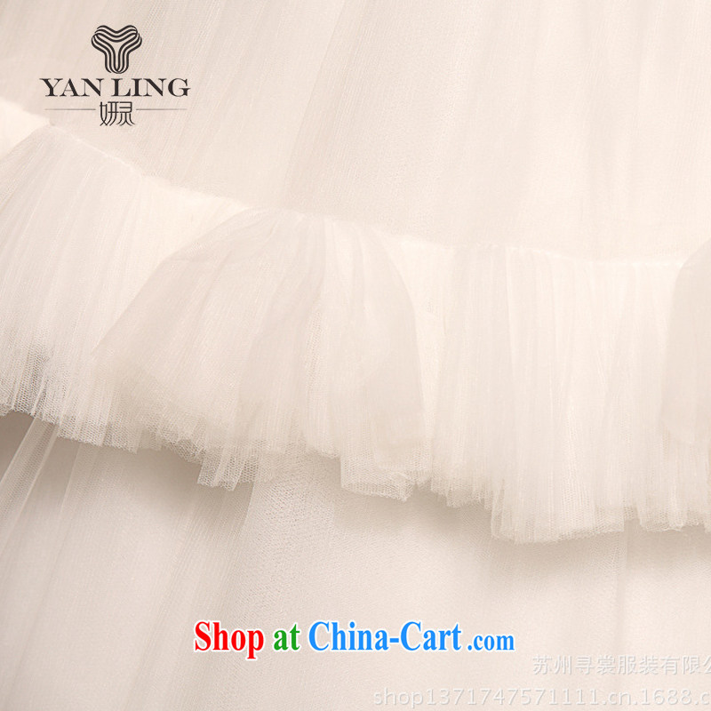 2015 new heart Mary Magdalene flowers chest waist wave skirts wedding dresses white L, her spirit, and shopping on the Internet