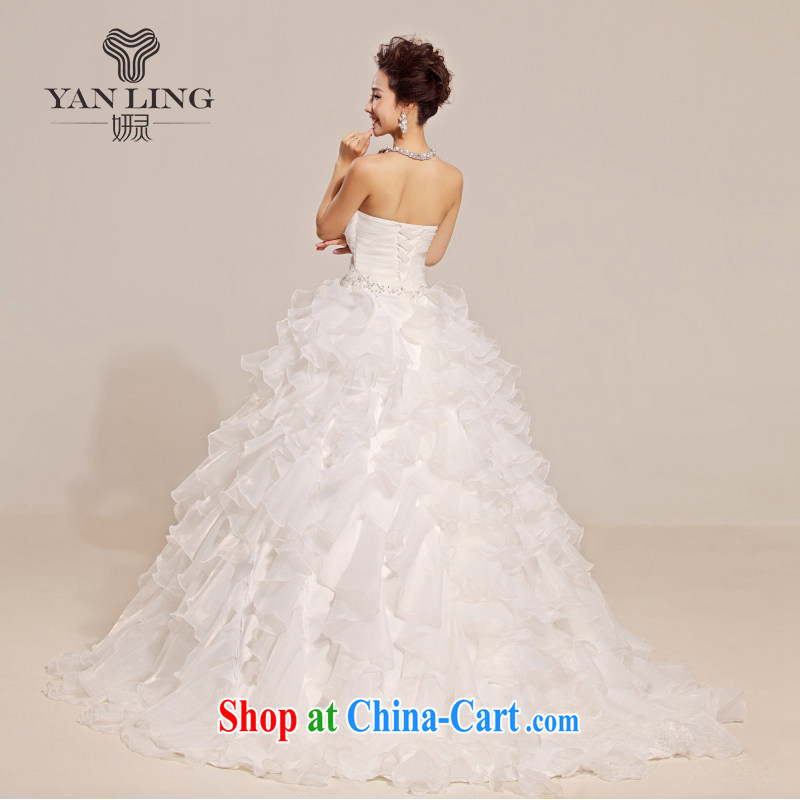 2015 new erase chest large skirts crowsfoot dragging wedding HS 511 white XL, her spirit, and, on-line shopping
