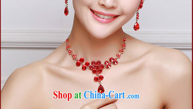 Early definition 2015 new Chinese bridal necklace earrings set wedding jewelry red marriage mandatory supplies red quality assurance pictures, price, brand platters! Elections are good character, the national distribution, so why buy now enjoy more preferential! Health