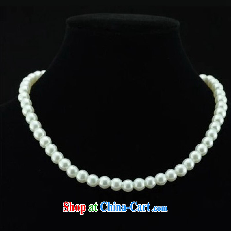 (Quakers, Korean style short, the pearl necklaces clavicle link marriages wedding dresses dresses accessories girls jewelry Pearl White, friends (LANYI), online shopping