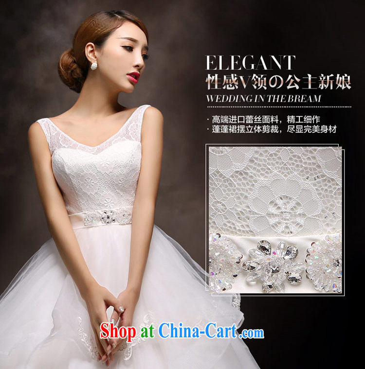 Love Life 2015 new larger Korean version field shoulder Princess wedding bridal shaggy skirts Sin tie graphics thin pregnant women wedding dress bow tie, XXL pictures, price, brand platters! Elections are good character, the national distribution, so why buy now enjoy more preferential! Health