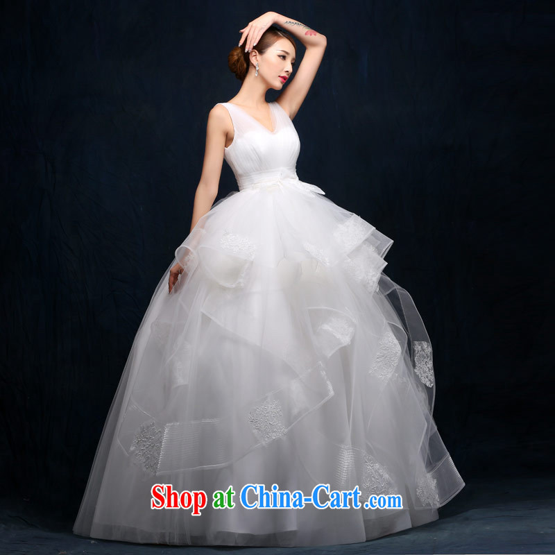 Love Life 2015 new larger Korean version field shoulder Princess wedding bridal shaggy skirts Sin tie graphics thin pregnant women wedding dress bow-tie, XXL, love life, and shopping on the Internet