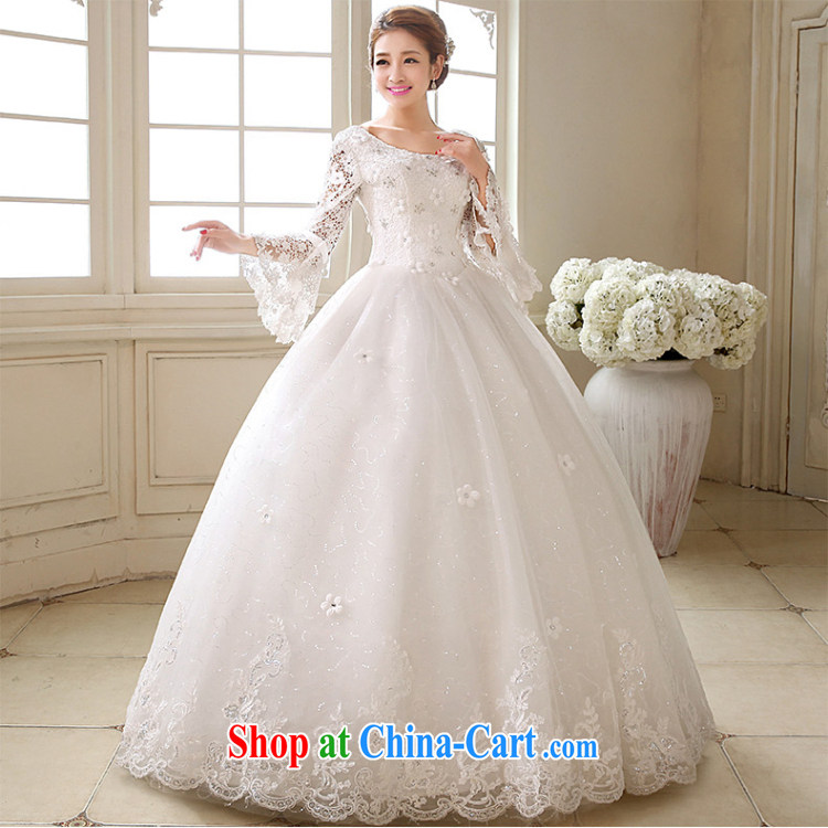 Marriage true love wedding dresses 2015 new Korean-style marriages red long-sleeved alignment to bind with the Code graphics thin winter clothes white XXL pictures, price, brand platters! Elections are good character, the national distribution, so why buy now enjoy more preferential! Health