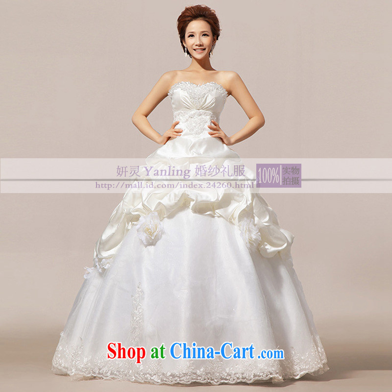 2015 Korean Princess vera wang Wang Wei style wedding white XXL, her spirit, and, shopping on the Internet