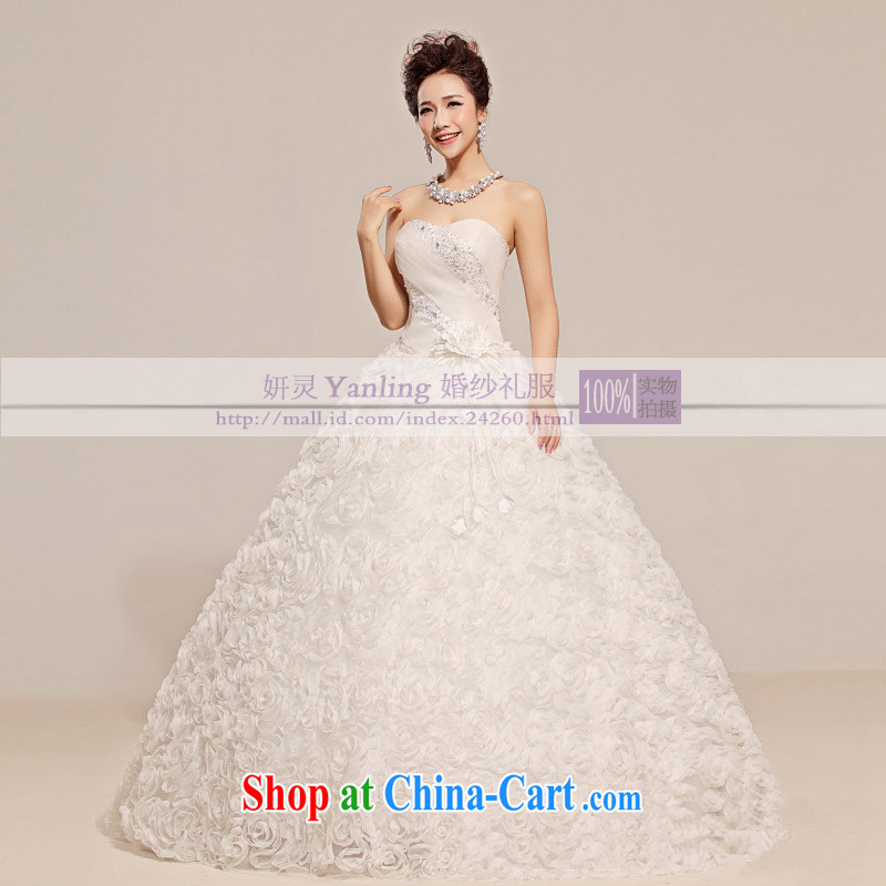 2015 new Mary Magdalene flowers chest waist with flowers skirts wedding white XL, her spirit, and, shopping on the Internet