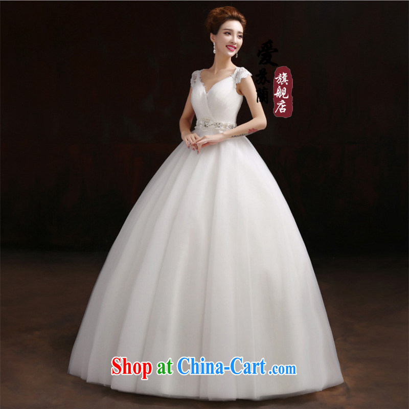 All in a stylish wedding bridal marriage wedding dresses 2015 best-selling simple wedding new wedding dresses bridal wedding double-shoulder white. size does not return do not switch, so Balaam, and shopping on the Internet