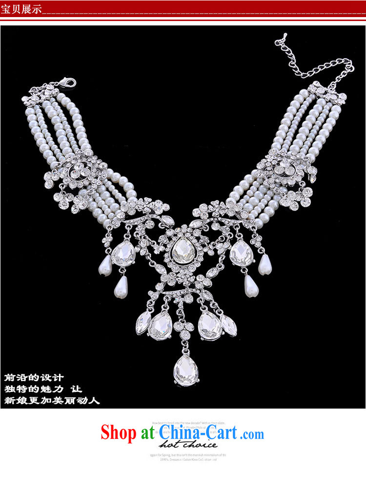 Han Park (cchappiness) 2015 New Flash drill luxury Korean-style necklace female clavicle link bridal wedding jewelry two-piece pictures, price, brand platters! Elections are good character, the national distribution, so why buy now enjoy more preferential! Health