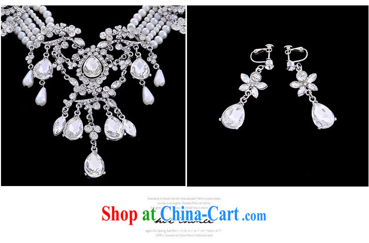 Han Park (cchappiness) 2015 New Flash drill luxury Korean-style necklace female clavicle link bridal wedding jewelry two-piece pictures, price, brand platters! Elections are good character, the national distribution, so why buy now enjoy more preferential! Health
