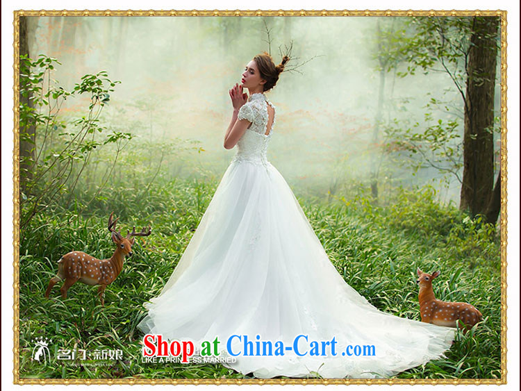 The bridal wedding dresses new 2015 original wedding dream forest lace a shoulder 2528 white M pictures, price, brand platters! Elections are good character, the national distribution, so why buy now enjoy more preferential! Health
