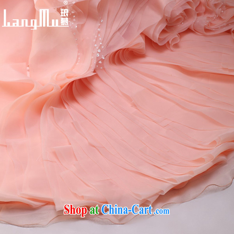 In Luang Prabang in 2015 OF NEW bridal wedding dresses vera Wang erase chest package and the waist floral wedding Wei model meat pink high-end custom, Luang Prabang, and, on-line shopping