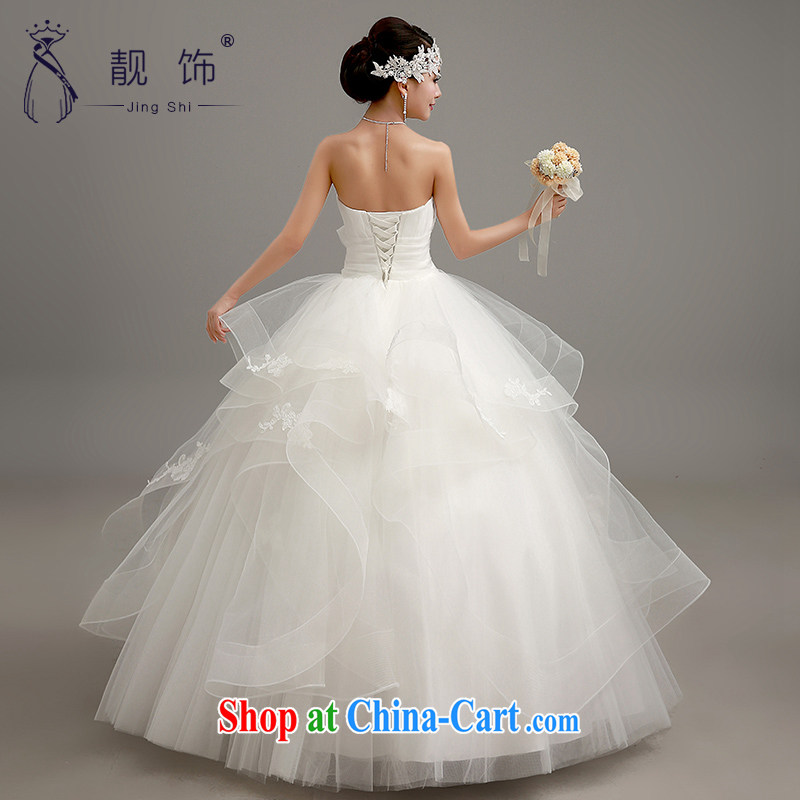 Beautiful ornaments 2015 new stylish wedding Korean wiped chest graphics thin with wedding dresses bridal wedding canopy skirts wedding white. Contact customer service, beautiful ornaments JinGSHi), online shopping