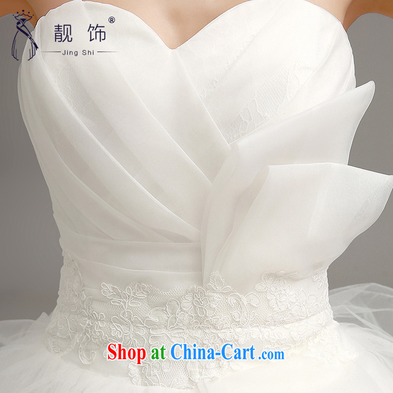 Beautiful ornaments 2015 new stylish wedding Korean wiped chest graphics thin with wedding dresses bridal wedding canopy skirts wedding white. Contact customer service, beautiful ornaments JinGSHi), online shopping