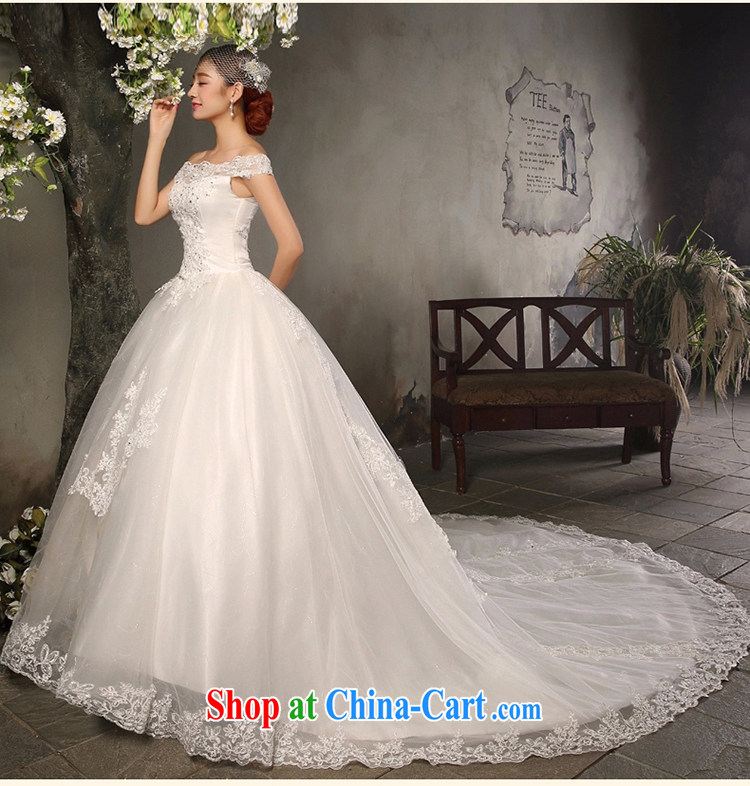 A Tslyzm field shoulder long-tail wedding dresses 2015 spring and summer new marriages beauty graphics thin retro Satin wedding dress white XXL pictures, price, brand platters! Elections are good character, the national distribution, so why buy now enjoy more preferential! Health