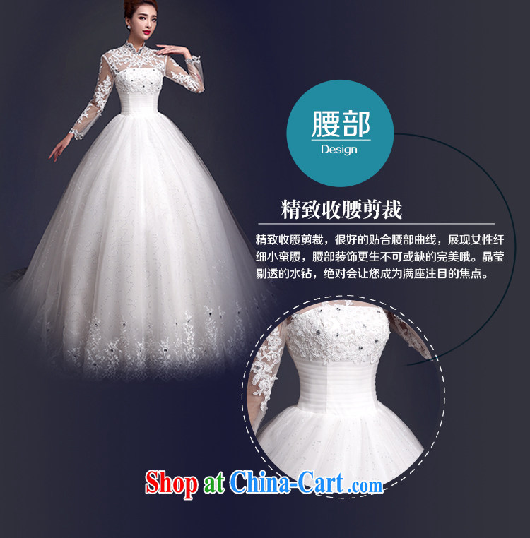 The color is still Shakespeare's Bride With wedding dresses 2015 new wedding dresses, winter thick retro back exposed long-sleeved wedding tail winter white high-end made pro-contact Customer Service MM pictures, price, brand platters! Elections are good character, the national distribution, so why buy now enjoy more preferential! Health