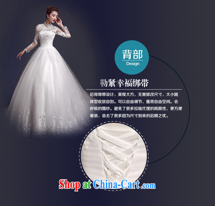 The color is still Shakespeare's Bride With wedding dresses 2015 new wedding dresses, winter thick retro back exposed long-sleeved wedding tail winter white high-end made pro-contact Customer Service MM pictures, price, brand platters! Elections are good character, the national distribution, so why buy now enjoy more preferential! Health