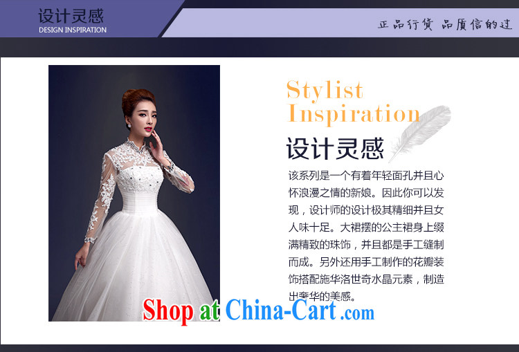 The color is still Shakespeare's Bride With wedding dresses 2015 new wedding dresses, winter thick retro back exposed long-sleeved wedding tail winter white high-end made pro-contact Customer Service MM pictures, price, brand platters! Elections are good character, the national distribution, so why buy now enjoy more preferential! Health