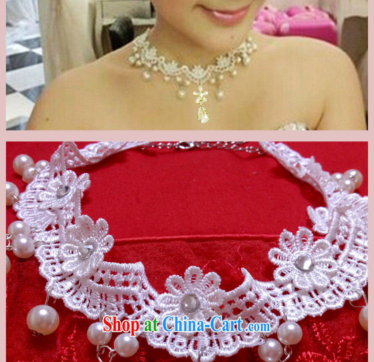 Friends, bride's handmade lace wedding jewelry necklace Korean-style wedding accessories and ornaments pearls and ornaments of jewelry necklace white pictures, price, brand platters! Elections are good character, the national distribution, so why buy now enjoy more preferential! Health