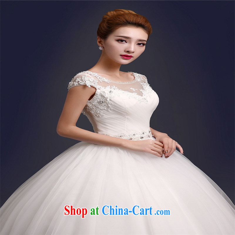 The color is still new, summer 2015 trendy Korean version the Field shoulder bag shoulder bridal with strap beauty graphics thin wedding dresses white white XL, the color is Windsor, shopping on the Internet