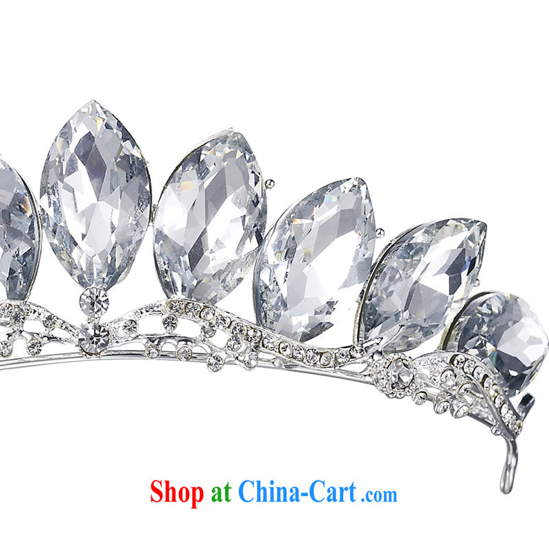 The bride's bridal headdress bridal accessories bridal jewelry and ornaments wedding Deluxe Crowne Plaza 096 silver, a bride, and shopping on the Internet