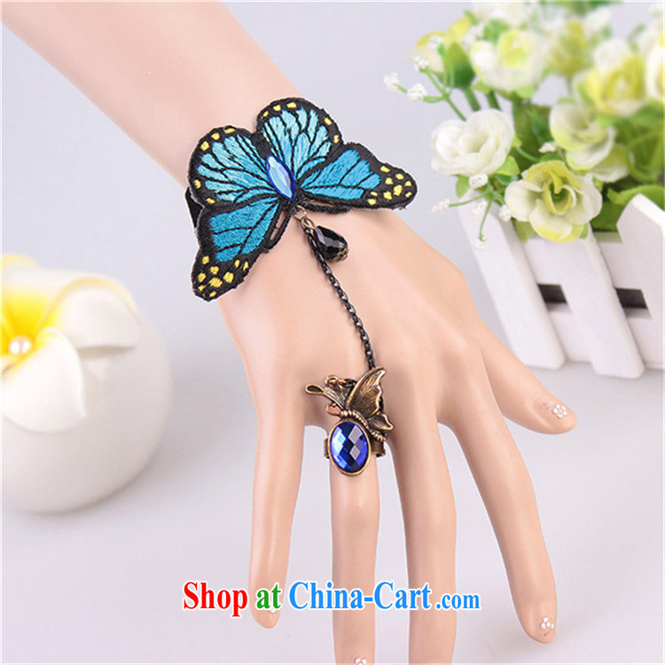 Han Park (cchappiness) retro lace female ornaments Kit butterfly hand chain boutique crystal hand chain blue pictures, price, brand platters! Elections are good character, the national distribution, so why buy now enjoy more preferential! Health