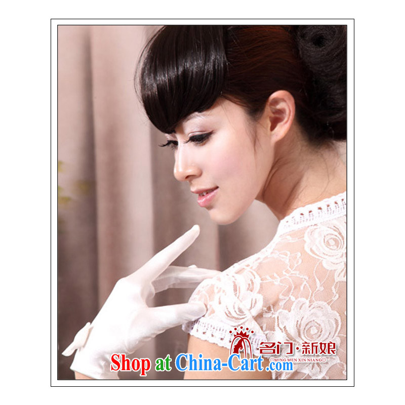 The bride bridal gloves night wear gloves wedding dresses gloves 041 white, a bride, shopping on the Internet