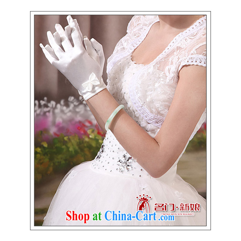 The bride bridal gloves night wear gloves wedding dresses gloves 041 white, a bride, shopping on the Internet