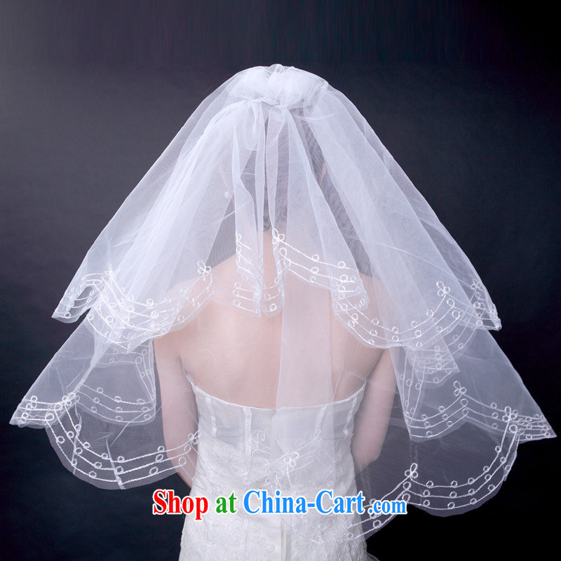 The bride's upscale bridal head yarn | wedding dresses and Long Head yarn 058 white