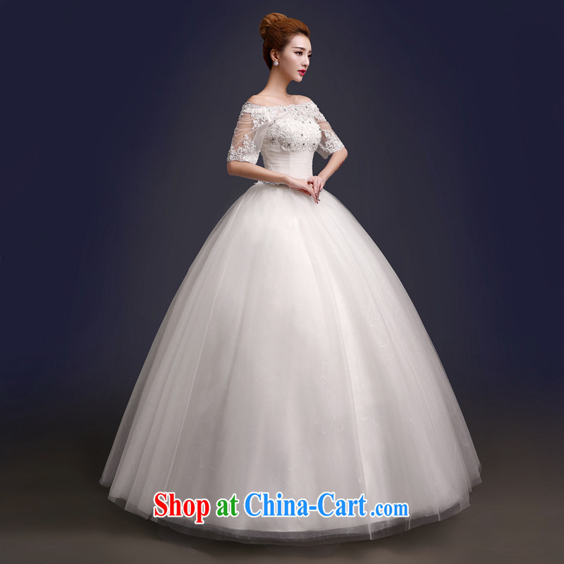 The color is still SA 2015 new wedding dresses Korean field shoulder lace inserts the drill sleeve with bridal wedding beauty graphics thin white high-end made pro-contact Customer Service MM, the color is still Windsor, online shopping