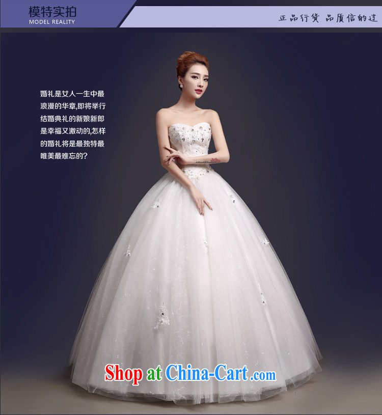The color is still Windsor wedding dresses new 2015 spring wood drill lace bare chest strap with sweet Princess graphics thin large, white white high-end made pro-contact Customer Service MM pictures, price, brand platters! Elections are good character, the national distribution, so why buy now enjoy more preferential! Health