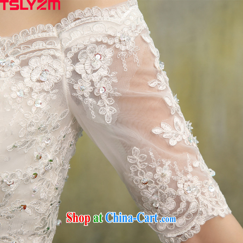 Tslyzm bridal lace crowsfoot wedding dresses trailing the Field shoulder bare chest two through 2015 spring and summer new collection beauty waist graphics thin cuff in paragraph A XL, Tslyzm, shopping on the Internet