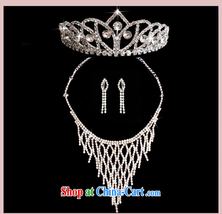 Friends, bridal wedding dresses accessories Korean water drilling bridal crown and ornaments necklace earrings 3 piece jewelry bridal wedding accessories necklaces earrings pictures, price, brand platters! Elections are good character, the national distribution, so why buy now enjoy more preferential! Health