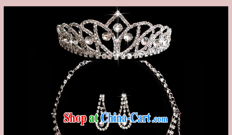 (Quakers, bride wedding dresses accessories bridal head-dress Crown necklace earrings 3 piece set Korean water drilling bridal jewelry 3-piece set of pictures, price, brand platters! Elections are good character, the national distribution, so why buy now enjoy more preferential! Health